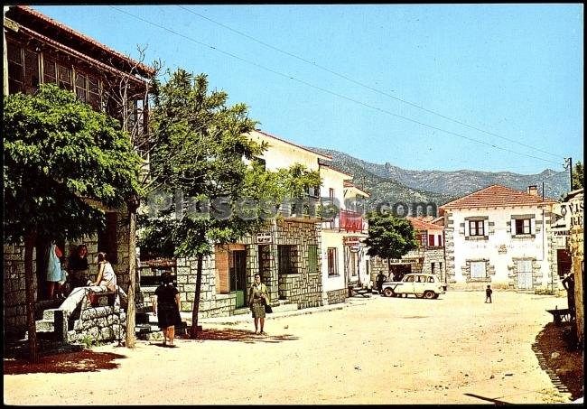 Calle de José Antonio en Becerril de la Sierra (Madrid)