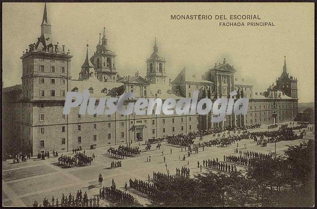 Fachada Principal del monasterio de El Escorial (Madrid)