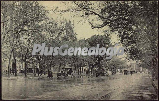 Paseo de la castellana de madrid