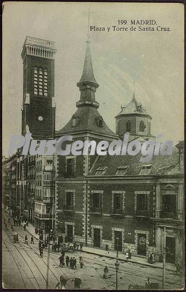 Plaza y Torre de Santa Cruz de Madrid