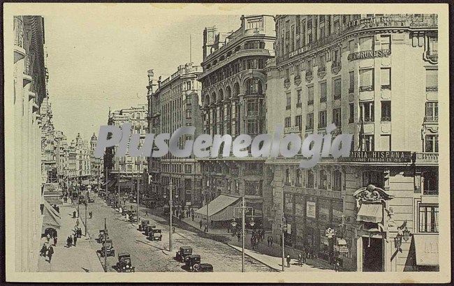Gran Vía en Madrid