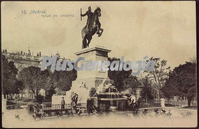 Plaza de Oriente en Madrid