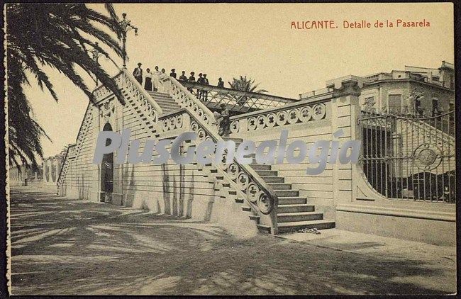 Detalle de la pasarela, (alicante)