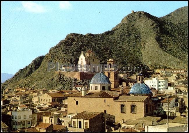 Vista panorámica de callosa de segura (alicante)