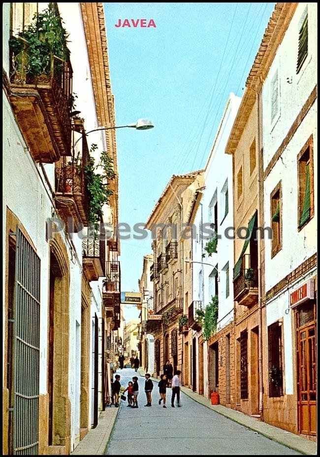 Calle mayor de jávea (alicante)