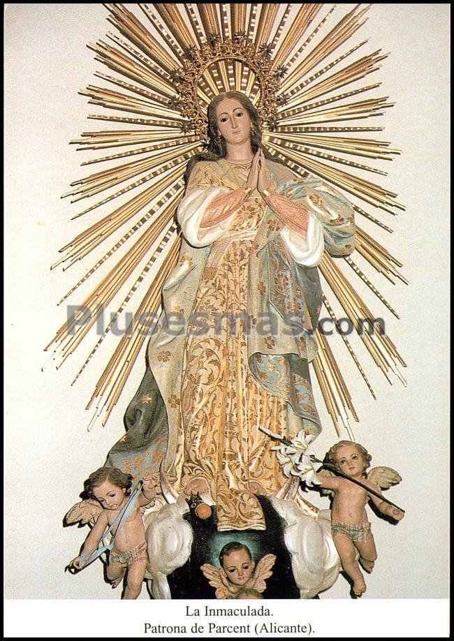 La inmaculada, patrona de parcent (alicante)