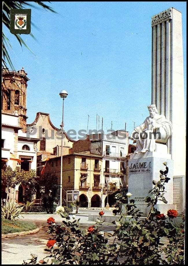 Monumento al rey don jaime en villarreal de los infantes (castellón)