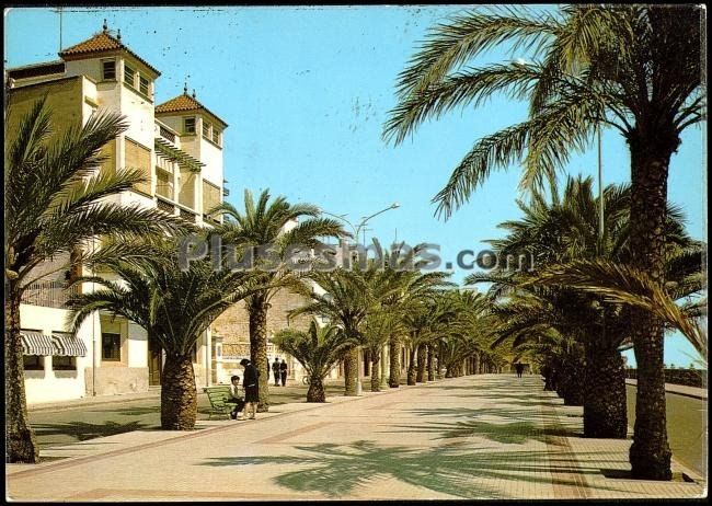 Paseo del generalísimo en vinaroz (castellón)