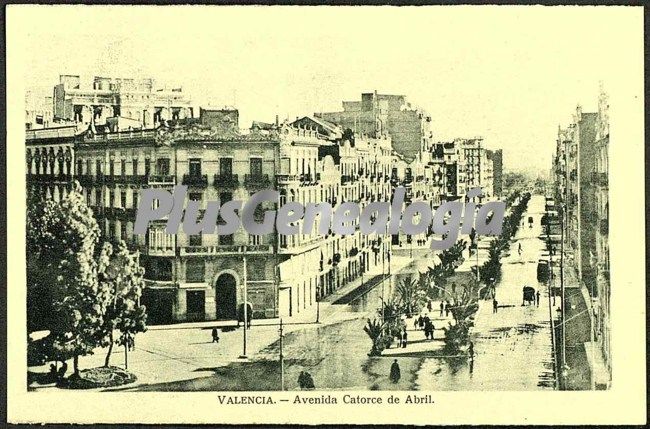 Avenida catorce de abril de valencia