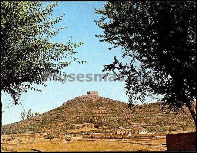 Vista panorámica del castillo de herrera del duque (badajoz)