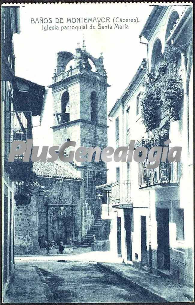 Iglesia parroquial de santa maria, baños de montemayor (cáceres)