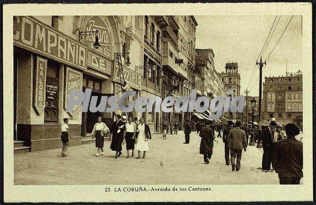 Avenida de los cantones de la coruña