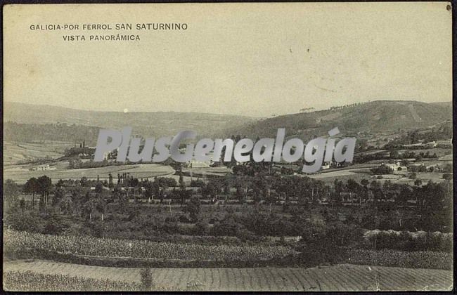 Vista panoramica, san saturnino (la coruña)