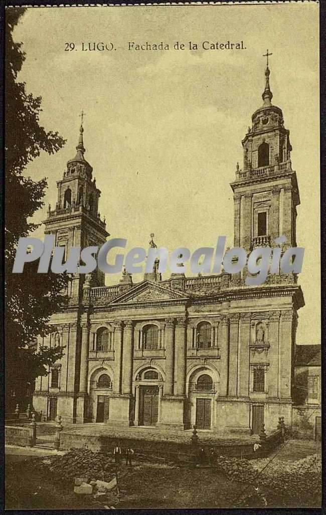 Fachada de la catedral, lugo