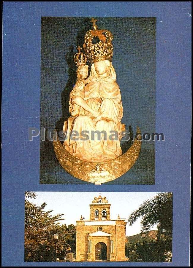 Nuestra señora de la peña y santuario de vega de río palmas en betancuria de fuerteventura (islas canarias)