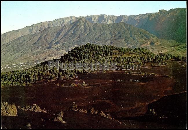 Paisaje típico de el paso en la palma (islas canarias)
