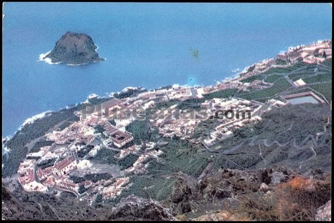 Vista aérea de garachico (santa cruz de tenerife)