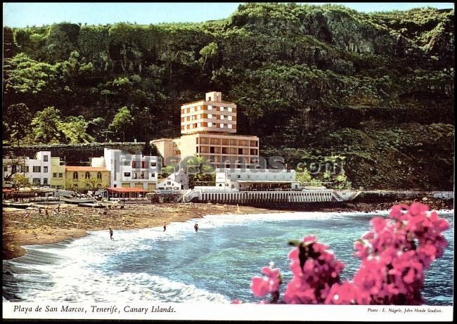 Playa de san marcos en icod de los vinos (santa cruz de tenerife)