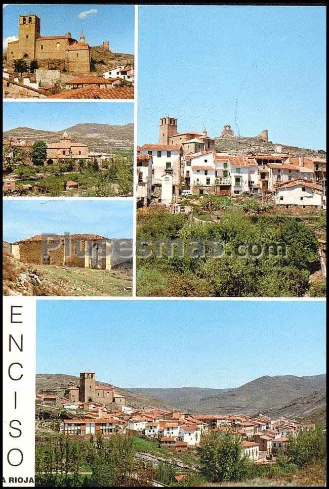 Vista general de enciso (la rioja)