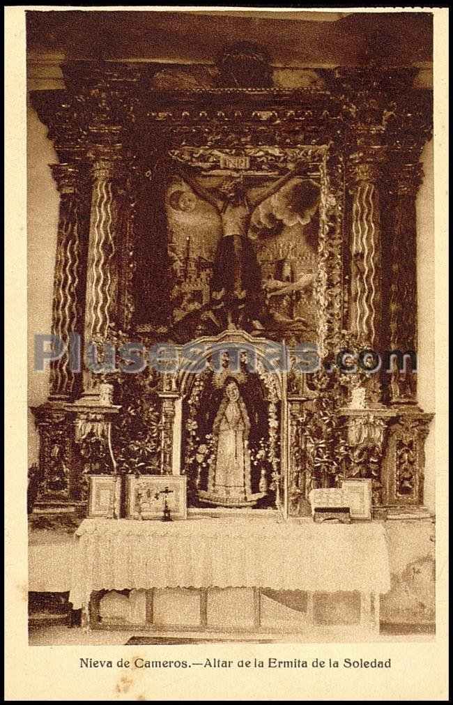 Altar de la ermita de la soledad de nieva de cameros (la rioja)
