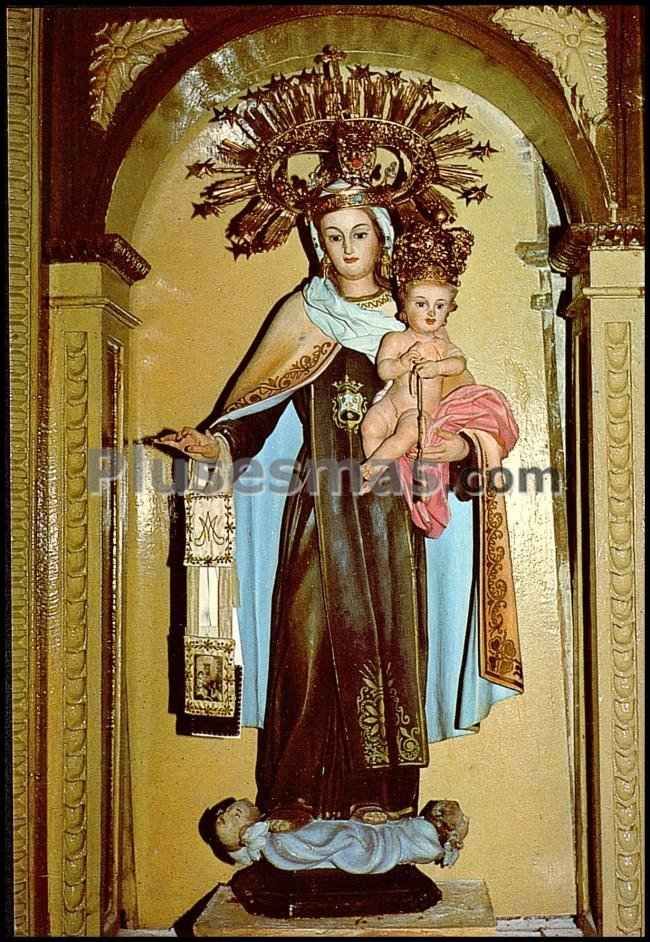 Virgen del carmen, patrona de lugar del río (la rioja)