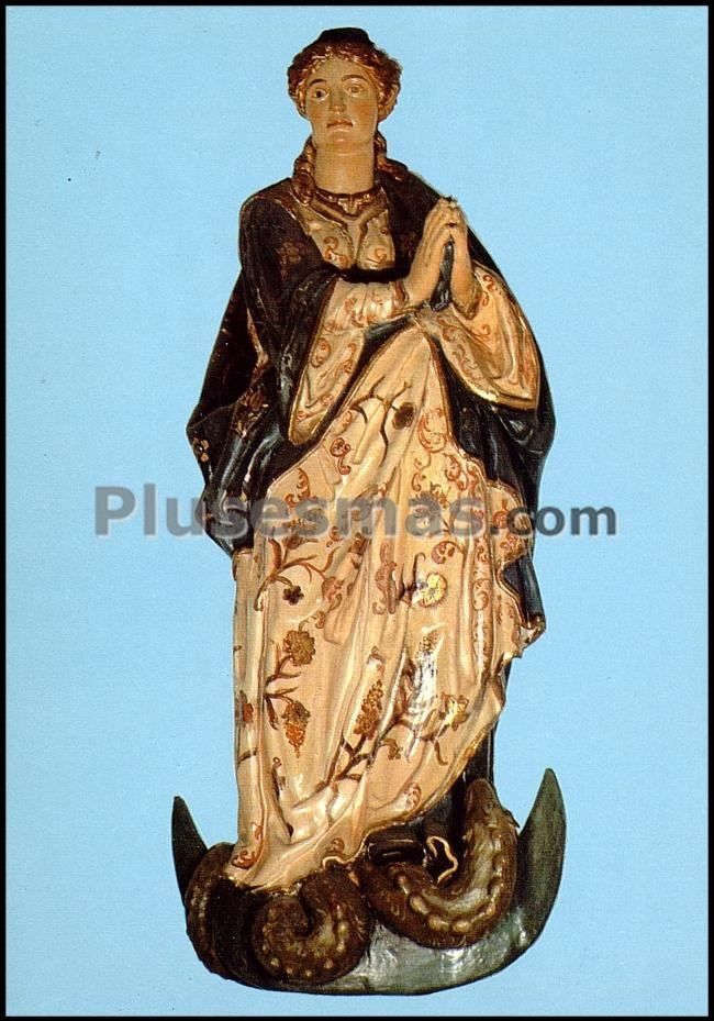 Inmaculada en la parroquia de san juan bautista en burlada (navarra)