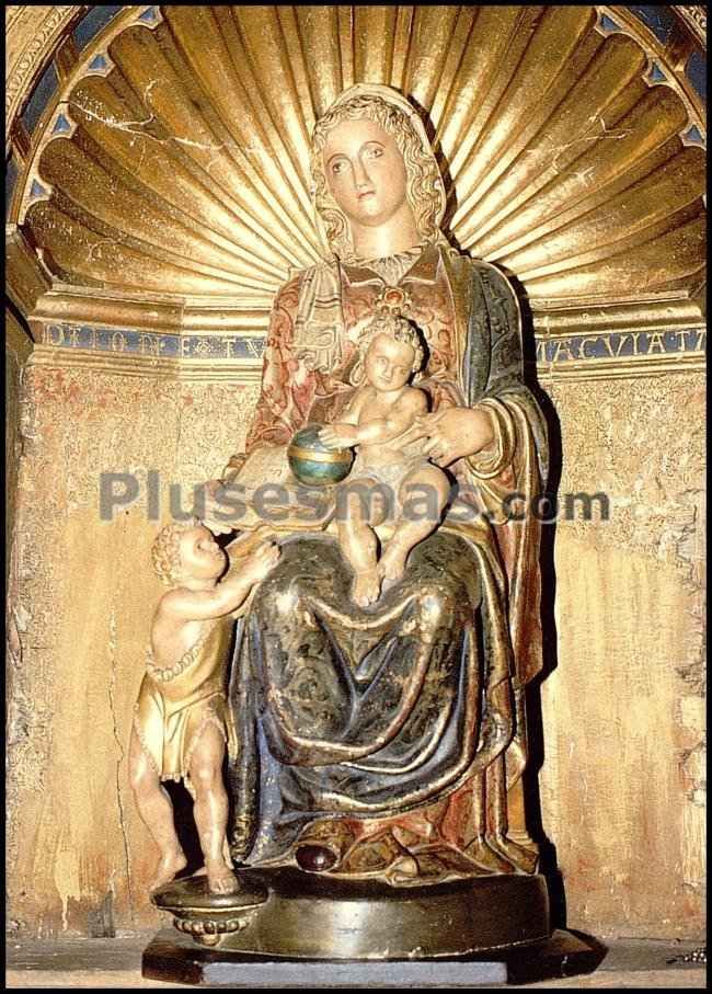 Virgen con el niño y san juan de la iglesia parroquial en ororbia (navarra)