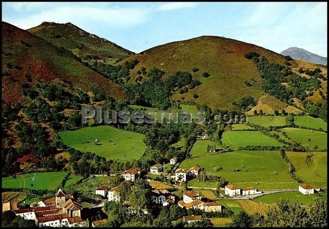 Vista general de urdax (navarra)