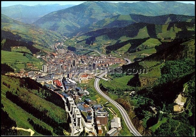 Vista aérea de éibar (guipúzcoa)