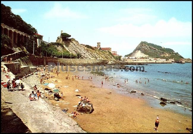 La playa de guetaria (guipúzcoa)