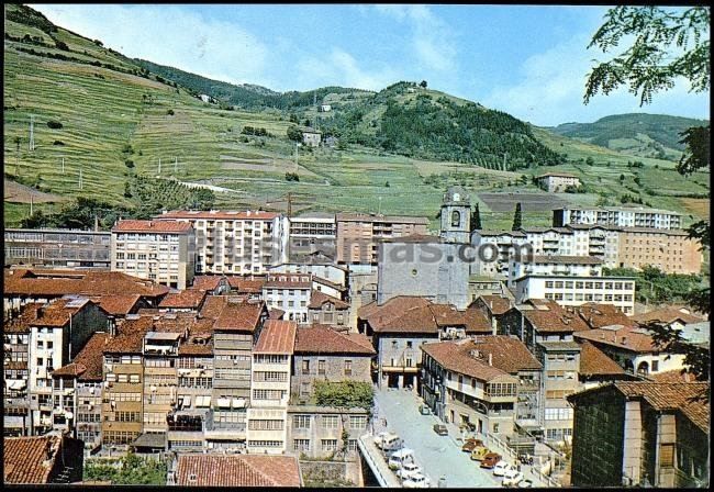 Vista panorámica de placencia de las armas (guipúzcoa)