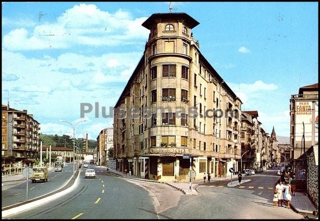 Avenida Navarra y calle Viteri de Rentería (Guipúzcoa)