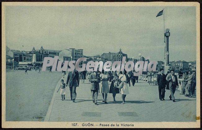Paseo de la victoria, gijón (asturias)