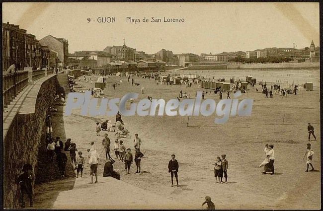 Playa de san lorenzo, gijón (asturias)