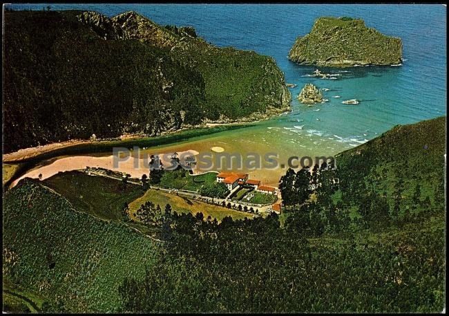 Costa del cantábrico. playa la franca (asturias)