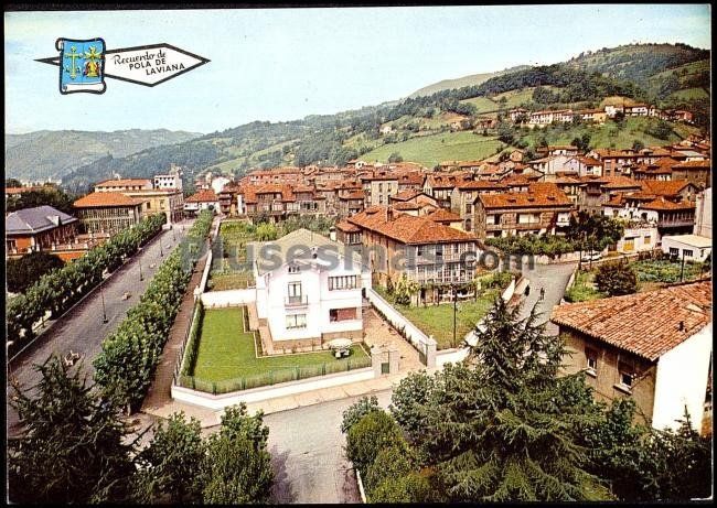 Avenida 18 de julio de pola de laviana (asturias)