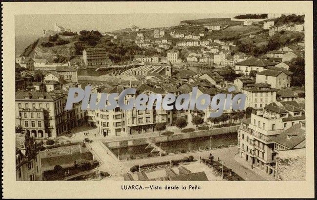 Vista desde la peña, luarca (asturias)