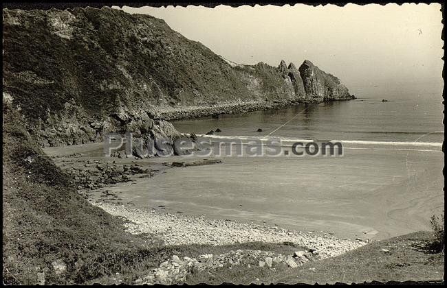 Playa de aguilar en muros de nalón (asturias)