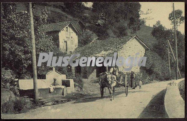 Postal , pajares (asturias)