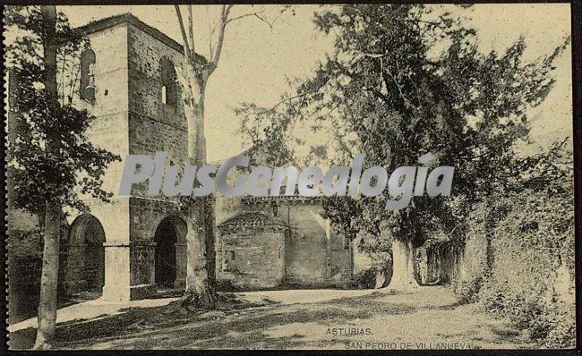 El campanario, san pedro de villanueva, (asturias)