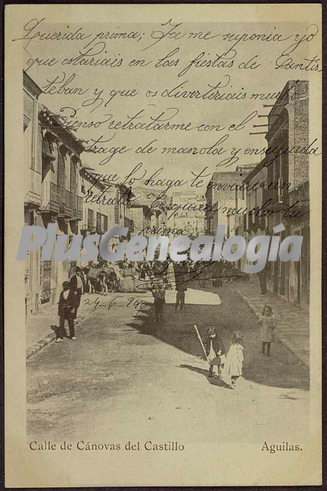 Calle de cánovas del castillo, aguilas (murcia)