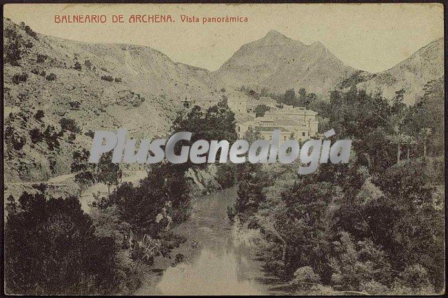 Balneario de archena, vista panoramica archena (murcia)