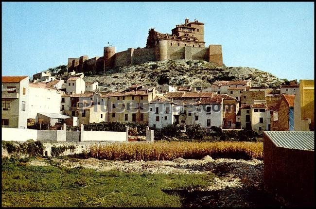 Vista del castillo de caravaca de la cruz (murcia)