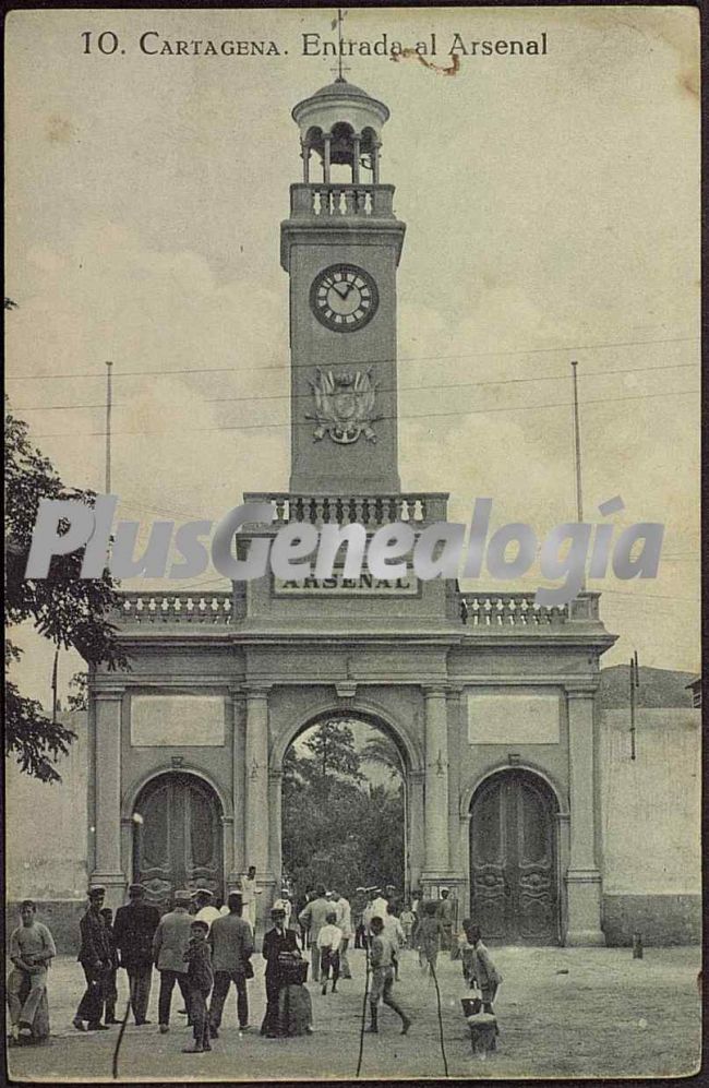Entrada del arsenal. cartagena (murcia)
