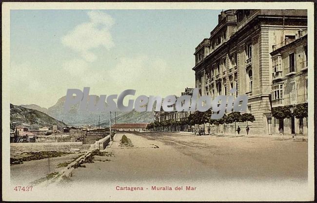 Muralla del mar, cartagena (murcia)