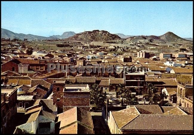 Vista de la unión, al fondo minas del cabezo 