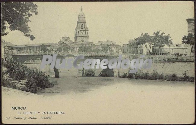 El puente y la catedral, murcia