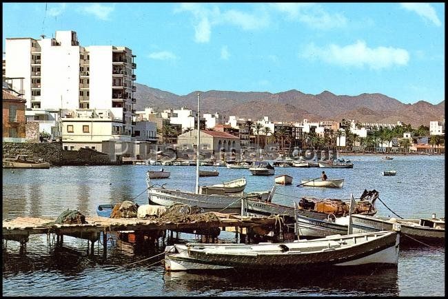 Vista parcial de puerto de mazarrón (murcia)