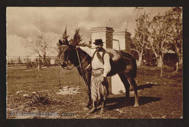 Foto antigua de COSTUMBRISTAS ARGENTINAS