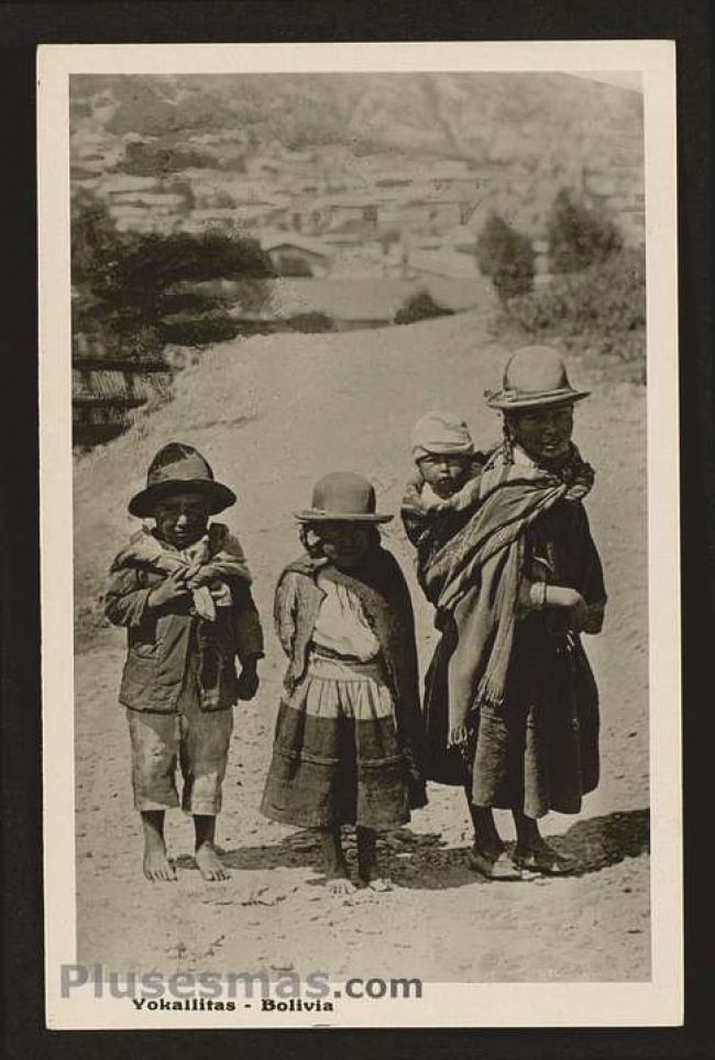 Foto antigua de COSTUMBRISTAS